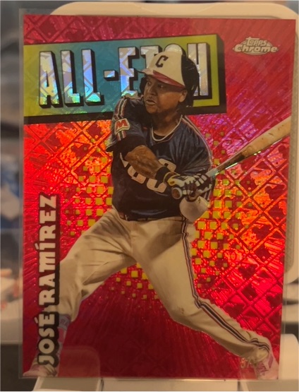 2025 Topps Chrome Logofractor #CAE-20 Jose Ramirez — front