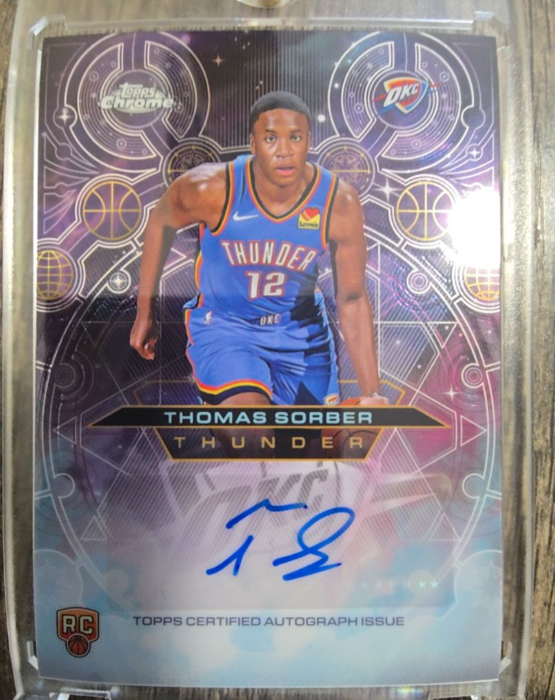2025-26 Topps Chrome #CHRTB Thomas Sorber — front