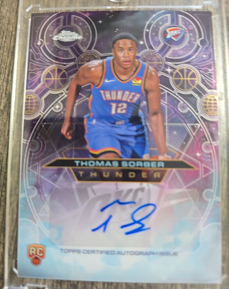2025-26 Topps Chrome #CHRTB Thomas Sorber — front