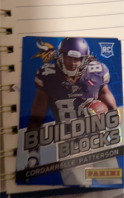 2013 Panini Building Blocks #1 Cordarrelle Patterson — front