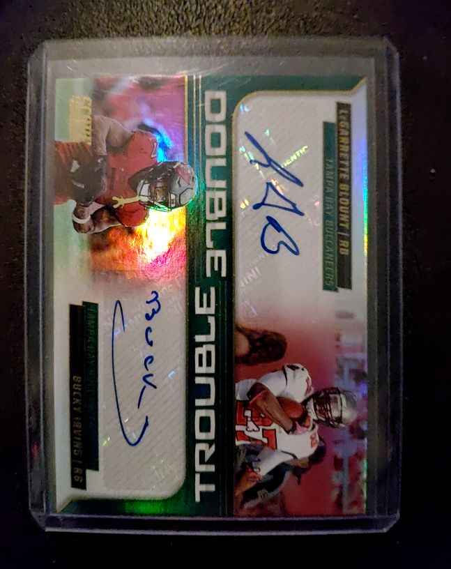 2025 Panini Score Double Trouble #DT-BB LeGarrette Blount / Bucky Irving — front