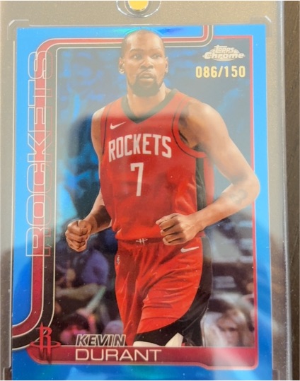 2025-26 Topps Chrome #155 Kevin Durant — front