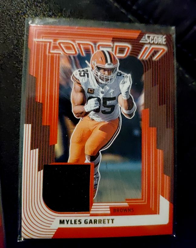 2025 Score Zoned In #ZON-MGT Myles Garrett — front
