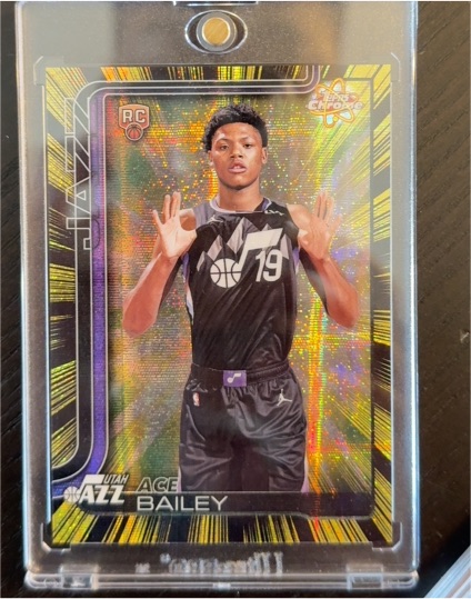 2025-26 Topps Chrome #RR-5 Ace Bailey Radiating Rookie — front