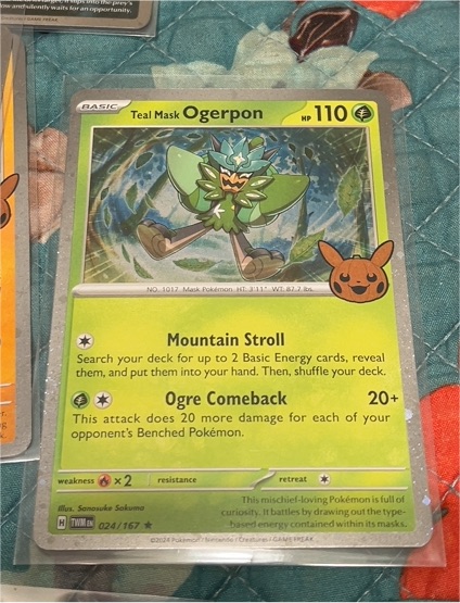 2024 Pokémon Trick or Trade #024 Ogerpon — front