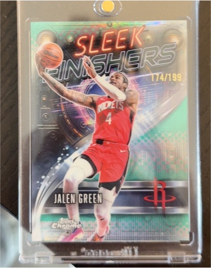 2025-26 Topps Chrome #SF-6 Jalen Green Sleek Finishers — front