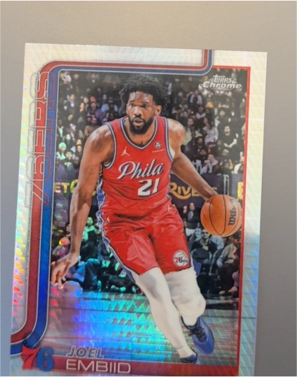 2025-26 Topps Chrome #149 Joel Embiid — front