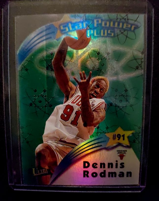 1997-98 Fleer Ultra Star Power Plus #10 Dennis Rodman — front