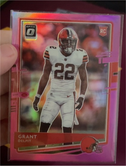 2020 Donruss Optic #122 Grant Delpit — front