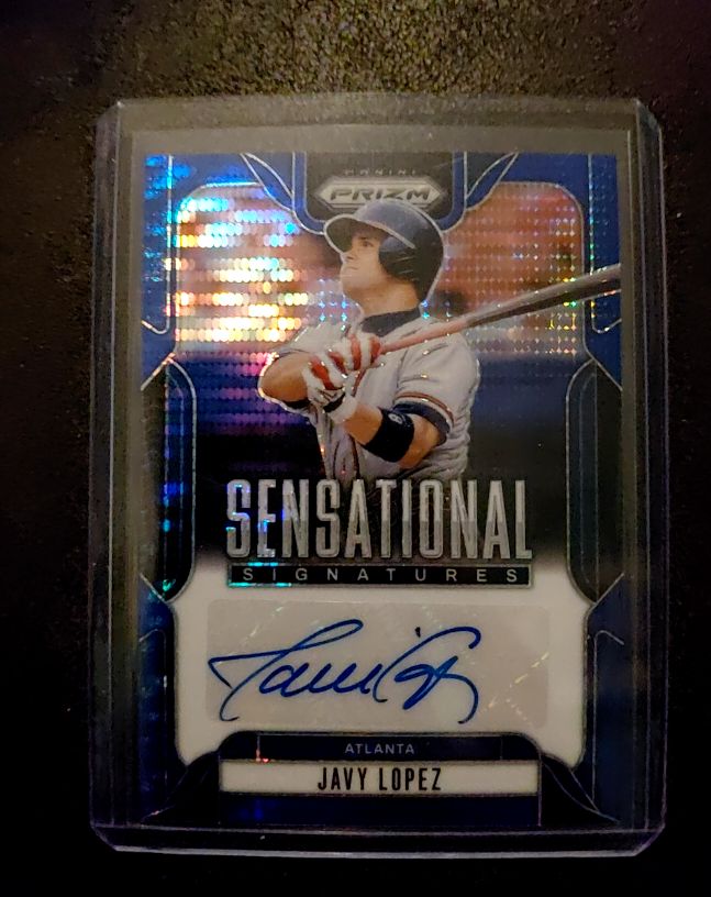 2025 Panini Prizm #SS-JL Javy Lopez Sensational Signatures — front
