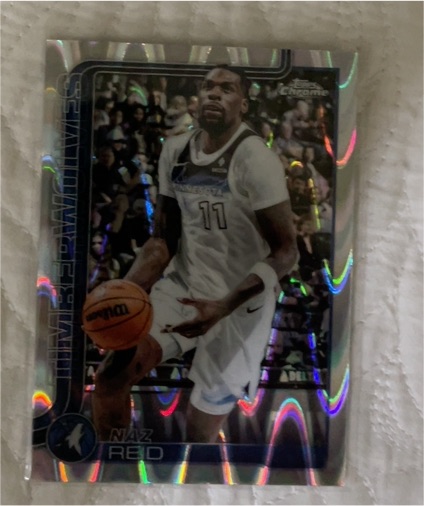 2025-26 Topps Chrome #156 Naz Reid — front