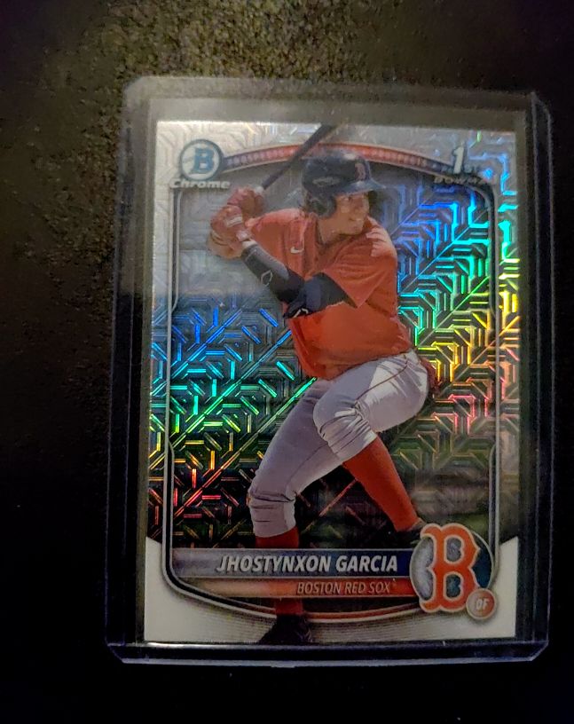 2025 Bowman Chrome #BCP-43 Jhostynxon Garcia — front