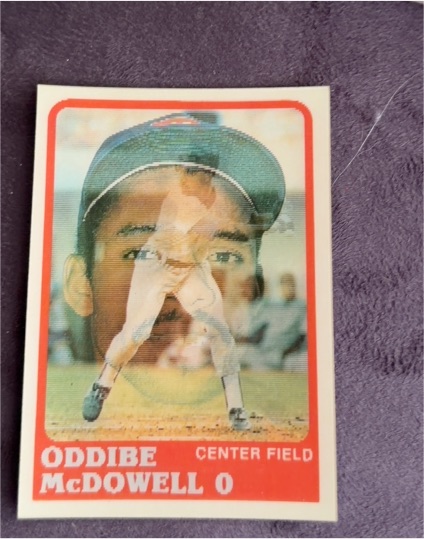 1988 Sportflics #0 Oddibe McDowell — front