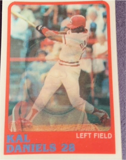 1987 Sportflics #112 Kal Daniels — front