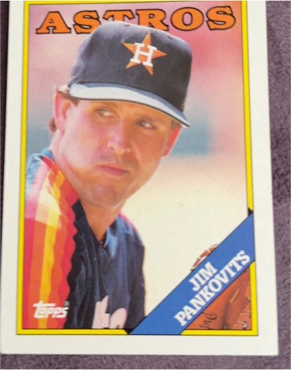 1988 Topps #487 Jim Pankovits — front