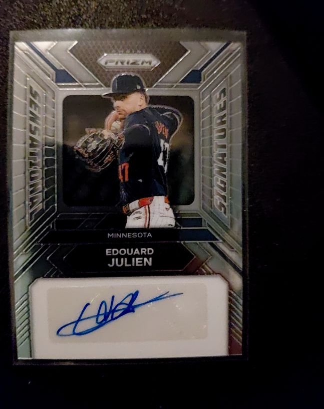 2024 Panini Prizm #SS-EJ Edouard Julien Sensational Signatures — front