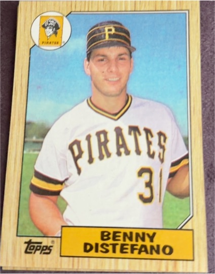 1987 Topps #651 Benny Distefano — front