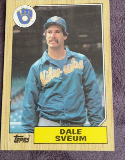1987 Topps #327 Dale Sveum — front