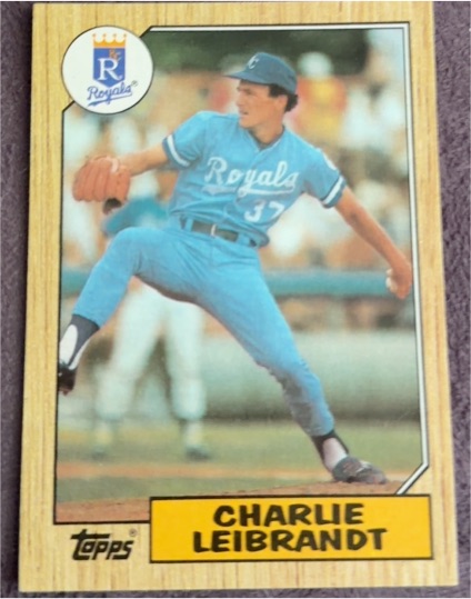 1987 Topps #223 Charlie Leibrandt Kansas City Royals — front