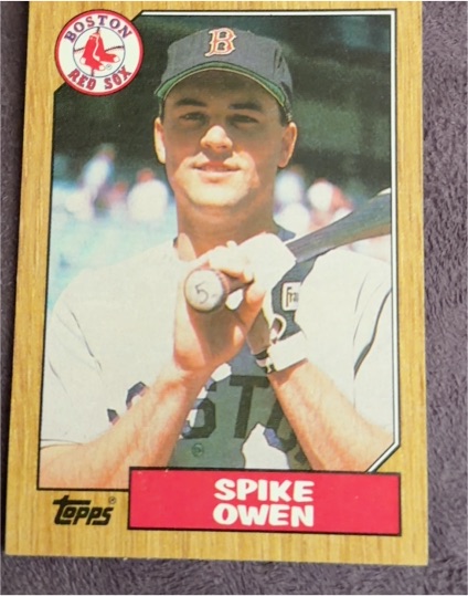 1987 Topps #591 Spike Owen — front