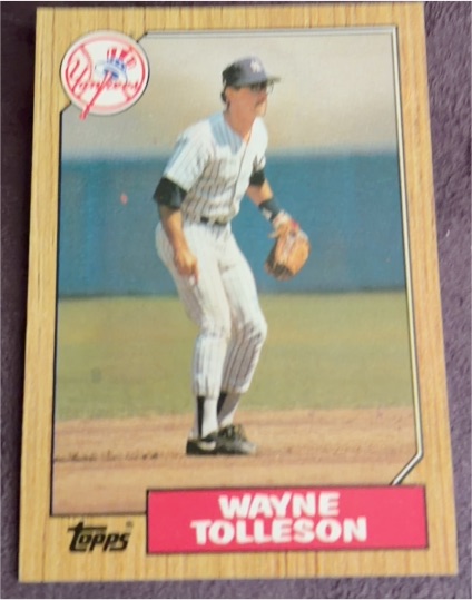 1987 Topps #224 Wayne Tolleson — front