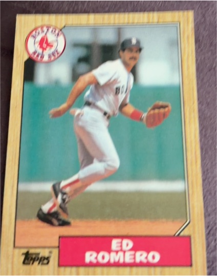 1987 Topps #675 Ed Romero — front