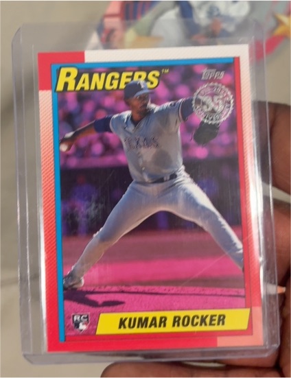 2025 Topps Series 2 1990 35th Anniversary Insert Rookie #90B2-40 Kumar Rocker — front
