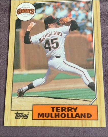 1987 Topps #536 Terry Mulholland — front