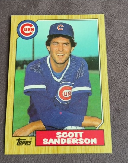 1987 Topps #534 Scott Sanderson — front