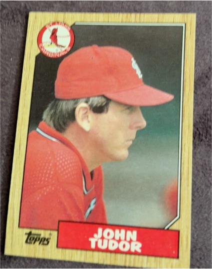 1987 Topps #110 John Tudor — front
