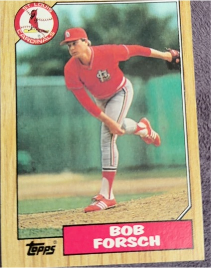 1987 Topps #257 Bob Forsch — front