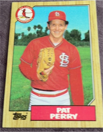 1987 Topps #417 Pat Perry — front