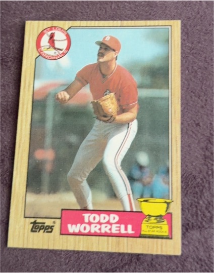 1987 Topps #465 Todd Worrell — front