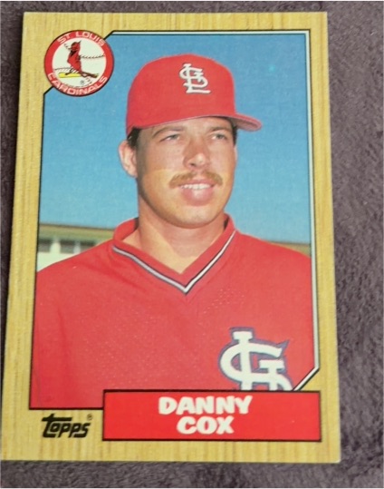 1987 Topps #621 Danny Cox — front