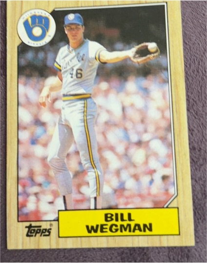 1987 Topps #179 Bill Wegman — front