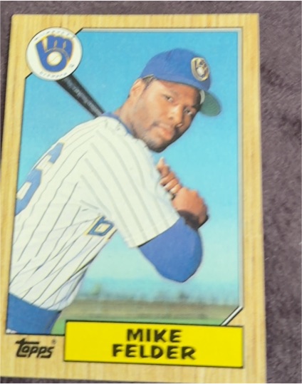 1987 Topps #352 Mike Felder — front
