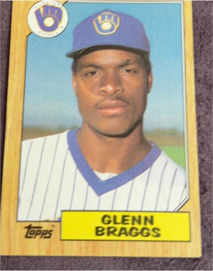 1987 Topps #622 Glenn Braggs — front