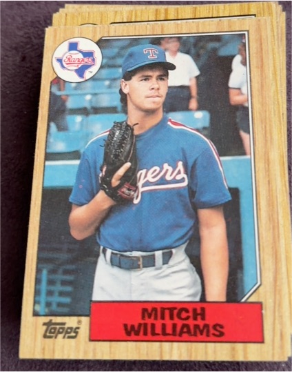1987 Topps #291 Mitch Williams — front