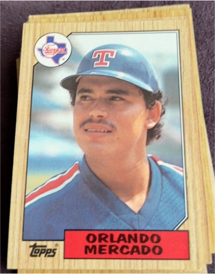 1987 Topps #514 Orlando Mercado — front