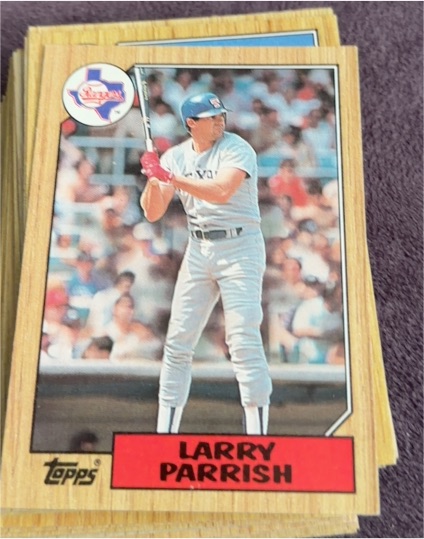 1987 Topps #629 Larry Parrish — front