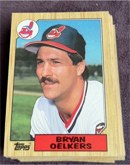 1987 Topps #77 Bryan Oelkers — front