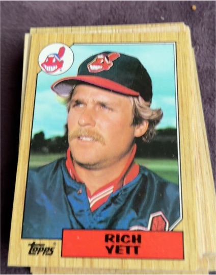 1987 Topps #134 Rich Yett — front
