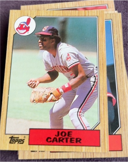 1987 Topps #220 Joe Carter Cleveland Indians — front