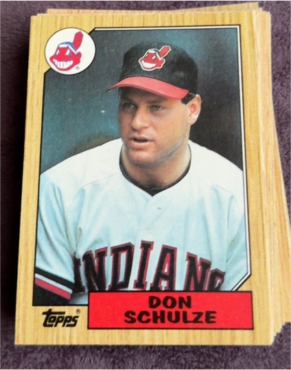 1987 Topps #297 Don Schulze — front