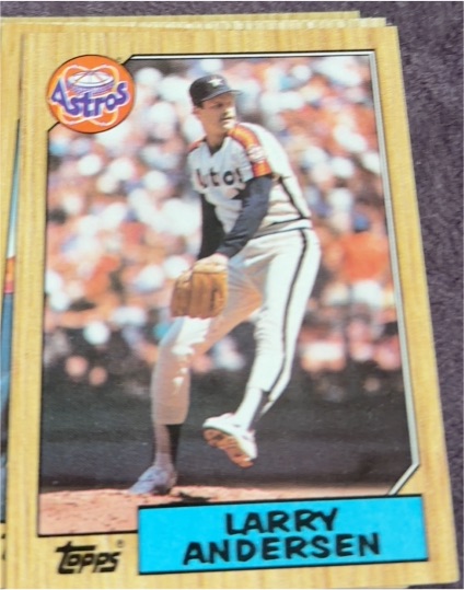 1987 Topps #503 Larry Andersen — front