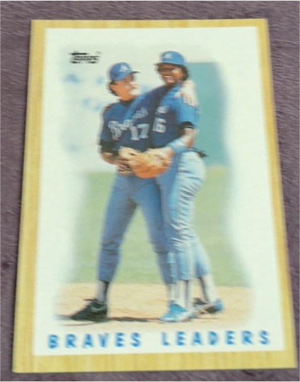 1987 Topps #31 Braves Leaders — front