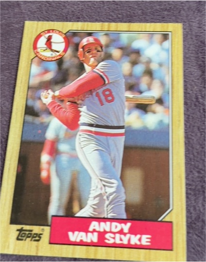 1987 Topps #33 Andy Van Slyke — front