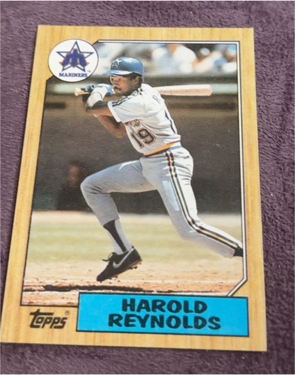 1987 Topps #91 Harold Reynolds — front