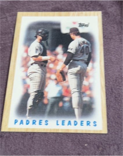 1987 Topps #81 Padres Leaders — front
