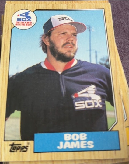 1987 Topps #342 Bob James — front